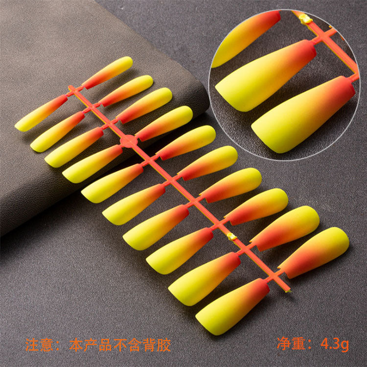 Wholesale Gradient Frosted Plastic Nail Stickers